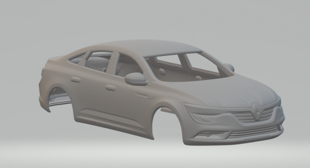 Renault talisman 2016 3D Принт Модель .c4d .max .obj .3ds .fbx .stl .blend 