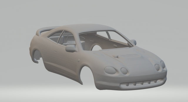 Toyota celica 3D-Druckmodell .c4d .max .obj .3ds .fbx .stl .blend 