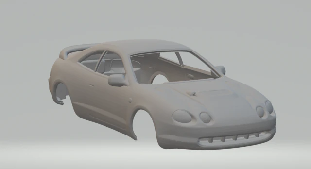 Toyota celica 3D Print Model .c4d .max .obj .3ds .fbx .stl .blend 
