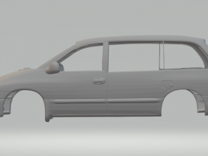 Dodge caravan 3D 打印模型