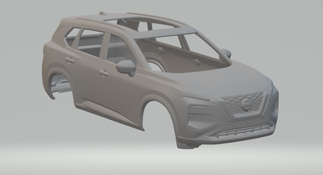 Dodge caravan Modelo de Impressão 3D .c4d .max .obj .3ds .fbx .stl .blend 