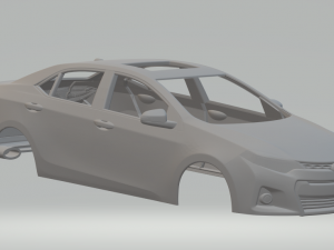 Toyota corolla s 3D Print Model