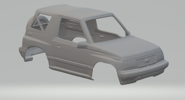 Suzuki vitara 3Dプリントモデル .c4d .max .obj .3ds .fbx .stl .blend 