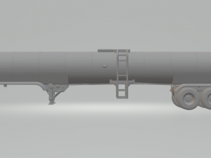 Trailer tank eua 3D Принт Модель