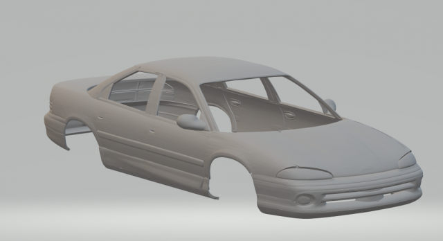 Dodge Intrepid Model Cetak 3D .c4d .max .obj .3ds .fbx .stl .blend 