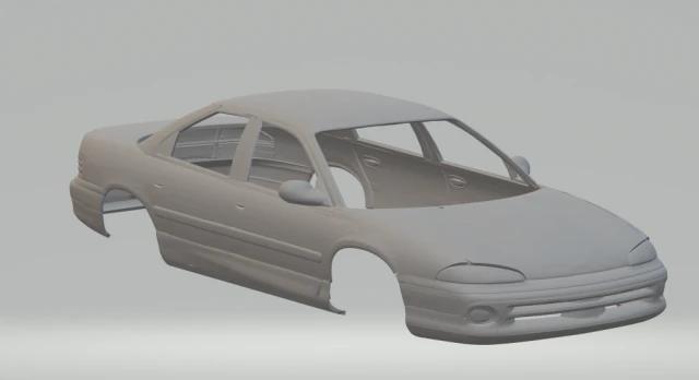 Dodge Intrepid 3D Print Model .c4d .max .obj .3ds .fbx .stl .blend 