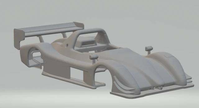 Radical SR8 RX 3D Print Model .c4d .max .obj .3ds .fbx .stl .blend 