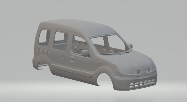 Renault kangoo Modèles 3D en vedette .c4d .max .obj .3ds .fbx .stl .blend 