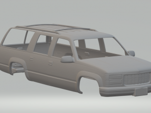 GMC Suburban GMT400 Modelo de Impressão 3D