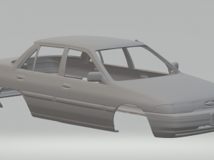 Escort sedan 94 eua version Modello di stampa 3D