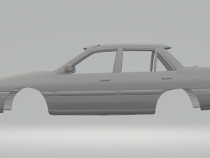 Escort sedan 94 eua version 3D-printmodel
