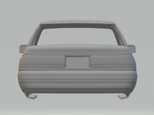 Escort sedan 94 eua version 3D-printmodel