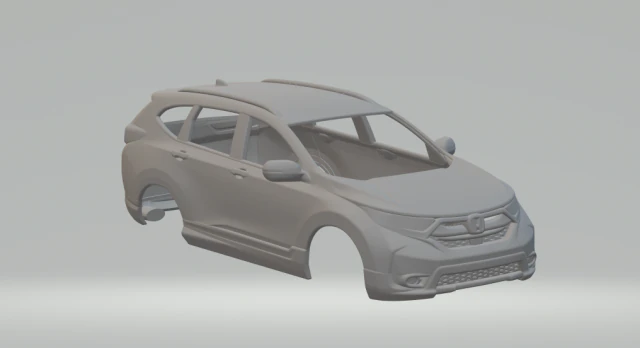 Honda crv 3D Print Model .c4d .max .obj .3ds .fbx .stl .blend 
