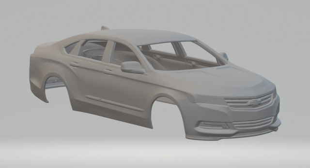 Chevrolet impala ss 2014 3D Принт Модель .c4d .max .obj .3ds .fbx .stl .blend 