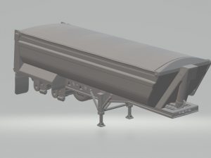 Trailer dumper usa Modelo de Impressão 3D