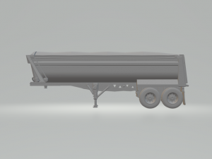 Trailer dumper usa Modelo de Impressão 3D
