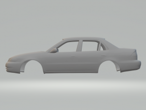 Toyota corolla 99 Modèles 3D en vedette
