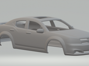 Dodge avenger R-T 3D-printmodel