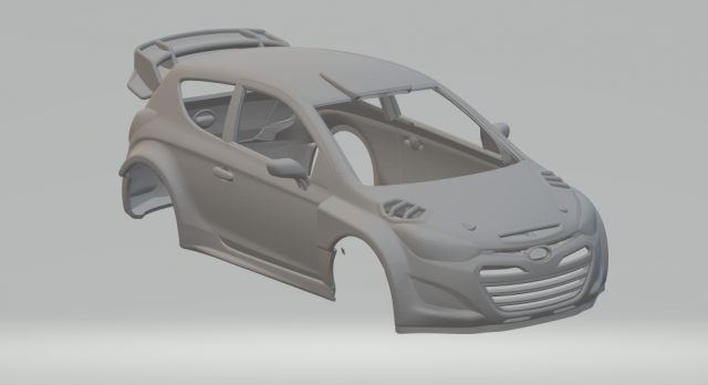 Hyundai i20 wrc Modèles 3D en vedette .c4d .max .obj .3ds .fbx .stl .blend 