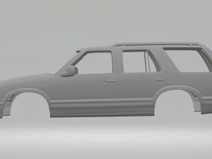 Gmc jimmy 3D-printmodel