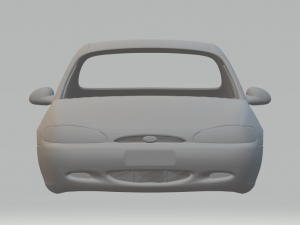 Escort sedan 98 3D Print Model