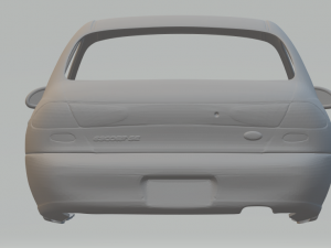 Escort sedan 98 3D Print Model