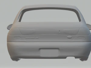 Escort sedan 98 3D Print Model