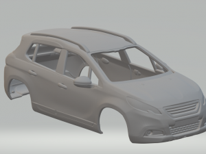 Peugeot 2008 mk1 3D Print Models