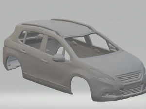 Peugeot 2008 mk1 3D Print Model
