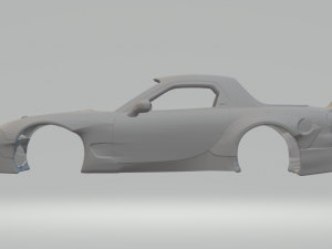 Mazda RX7 Rocket Bunny Modelo de impresión 3D