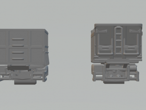 Double truck dumper brazil randon 3D Print Model
