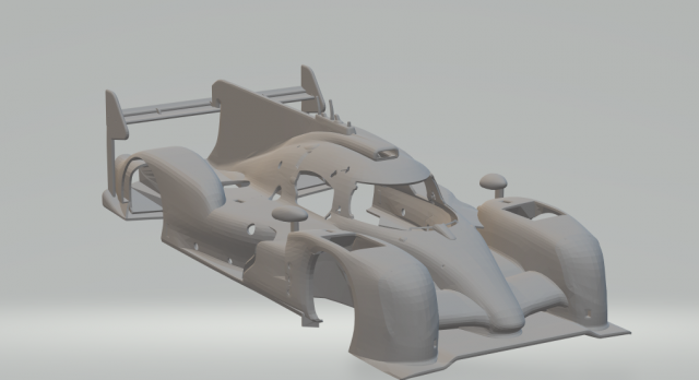 Toyota ts050 lemans 3D Print Model .c4d .max .obj .3ds .fbx .stl .blend 