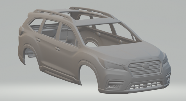 Subaru ascent Modelo de impresión 3D .c4d .max .obj .3ds .fbx .stl .blend 