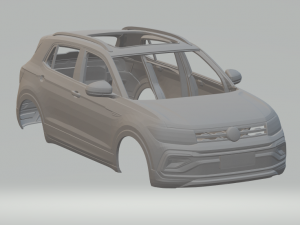 Volkswagen T-Cross 3D Print Models