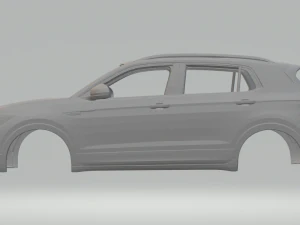 Volkswagen T-Cross 3D Print Model
