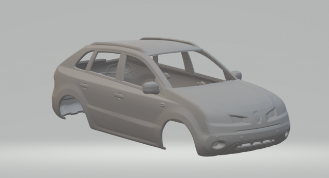 Renault koleos 2009 3D Print Model .c4d .max .obj .3ds .fbx .stl .blend 