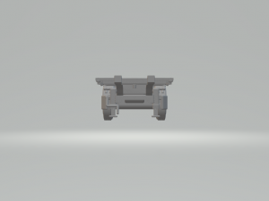 Trailer truck contanier 20ft europe 3D Print Model