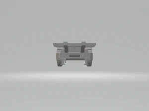 Trailer truck contanier 20ft europe 3D Print Model