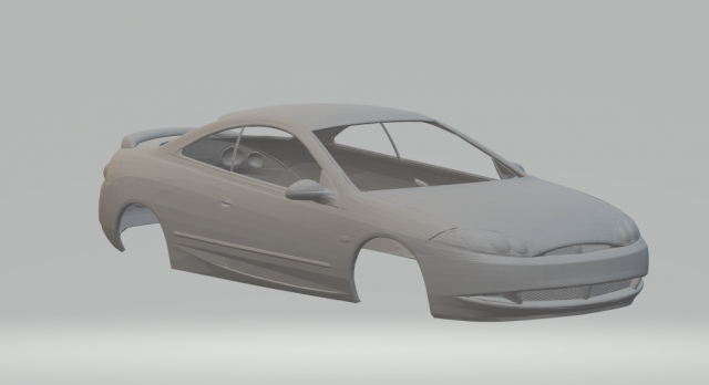Cougar coupe Modelo de impresión 3D .c4d .max .obj .3ds .fbx .stl .blend 