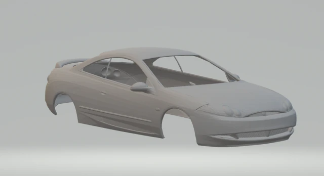 Cougar coupe 3D Print Model .c4d .max .obj .3ds .fbx .stl .blend 