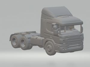 Scania p 6x2 kit 3D Baskı Modeli