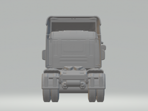 Scania p 6x2 kit 3D Baskı Modeli