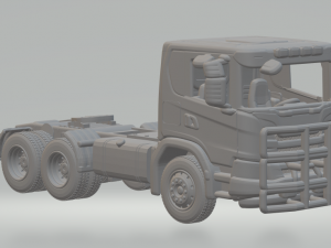 Scania xt 6x2 kit Modèles 3D en vedette