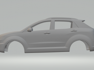 SsangYong Korando Modèles 3D en vedette