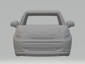 Fiat 500l 3D Print Model