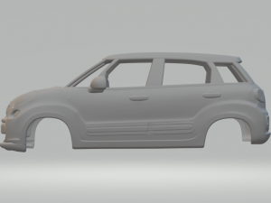 Fiat 500l 3D 打印模型