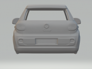 Fiat 500l 3D 打印模型
