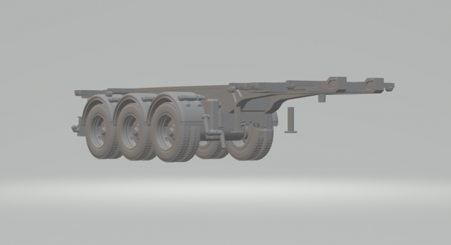 Contanier 3 eixos 20ft 3D प्रिंट मॉडल .c4d .max .obj .3ds .fbx .stl .blend 
