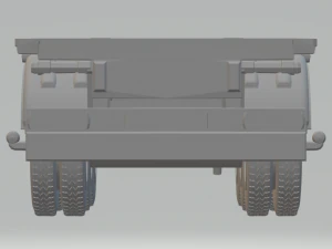 Contanier 3 eixos 20ft 3D Print Model