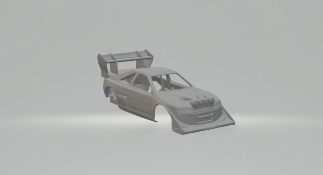 Peugeot 405 pike peak 3D Print Model .c4d .max .obj .3ds .fbx .stl .blend